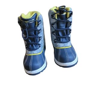 Paw Patrol Duck Boots Size 7 Little Boys Toddler Chase Marshall blue grey yellow